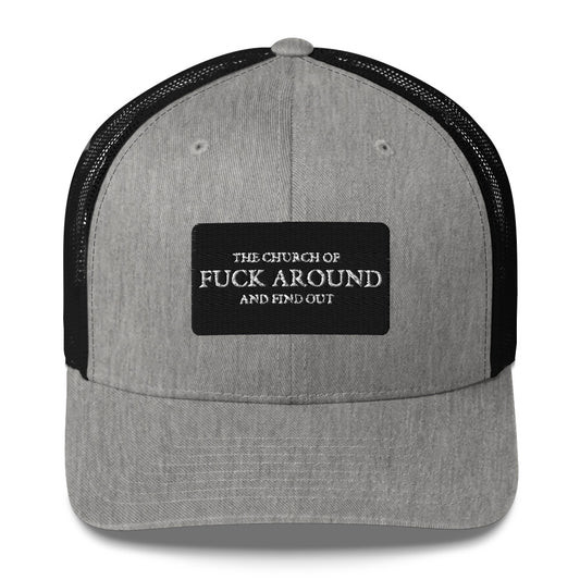 The Church of FAFO Patch Logo Trucker Hat