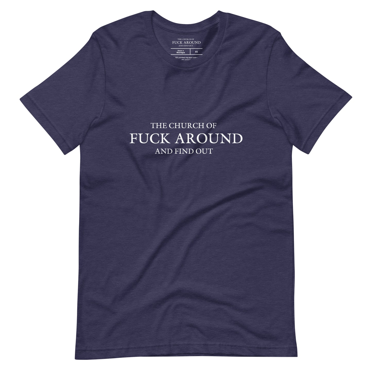 The Church of FAFO Logo Heather T-Shirt