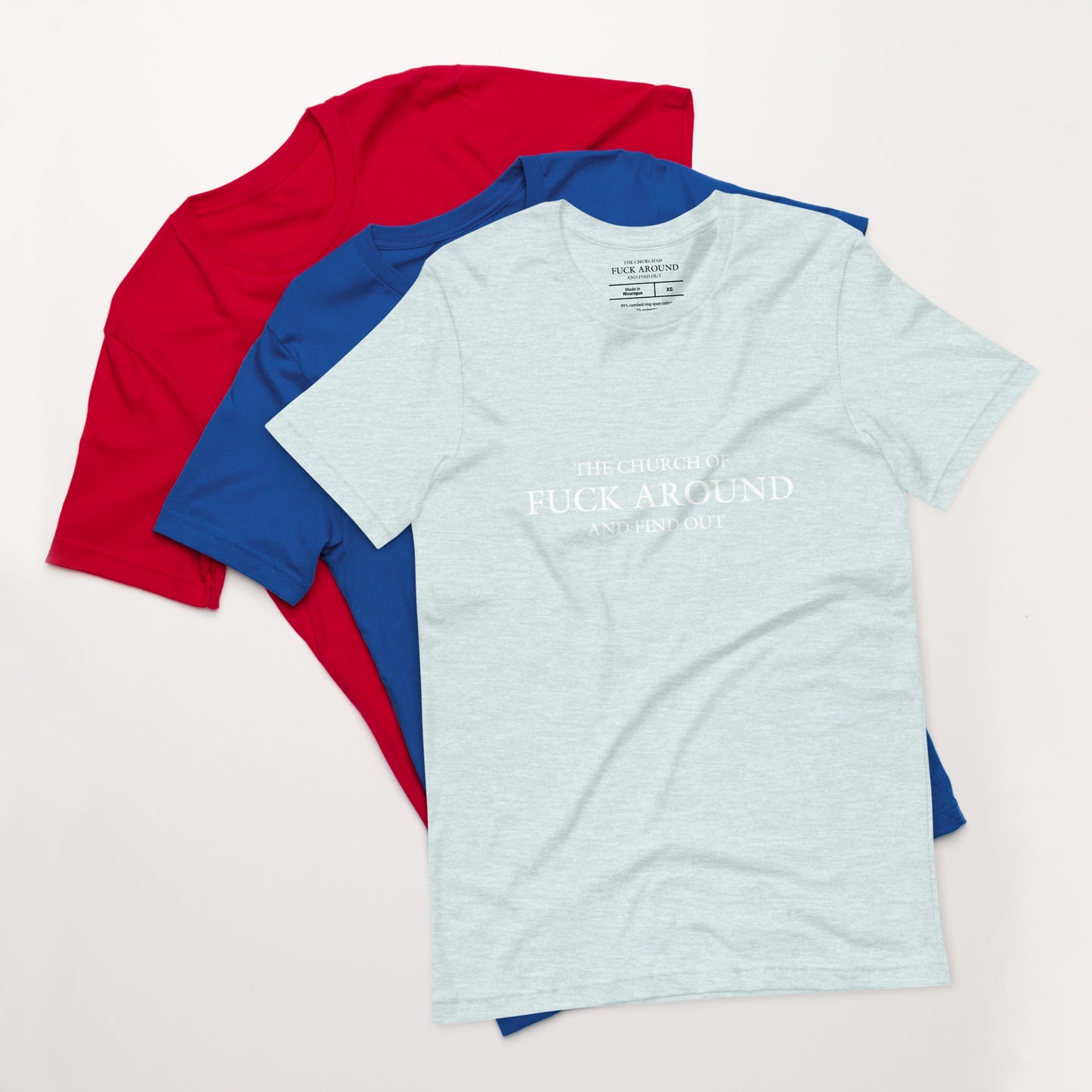 The Church of FAFO Logo Heather T-Shirt