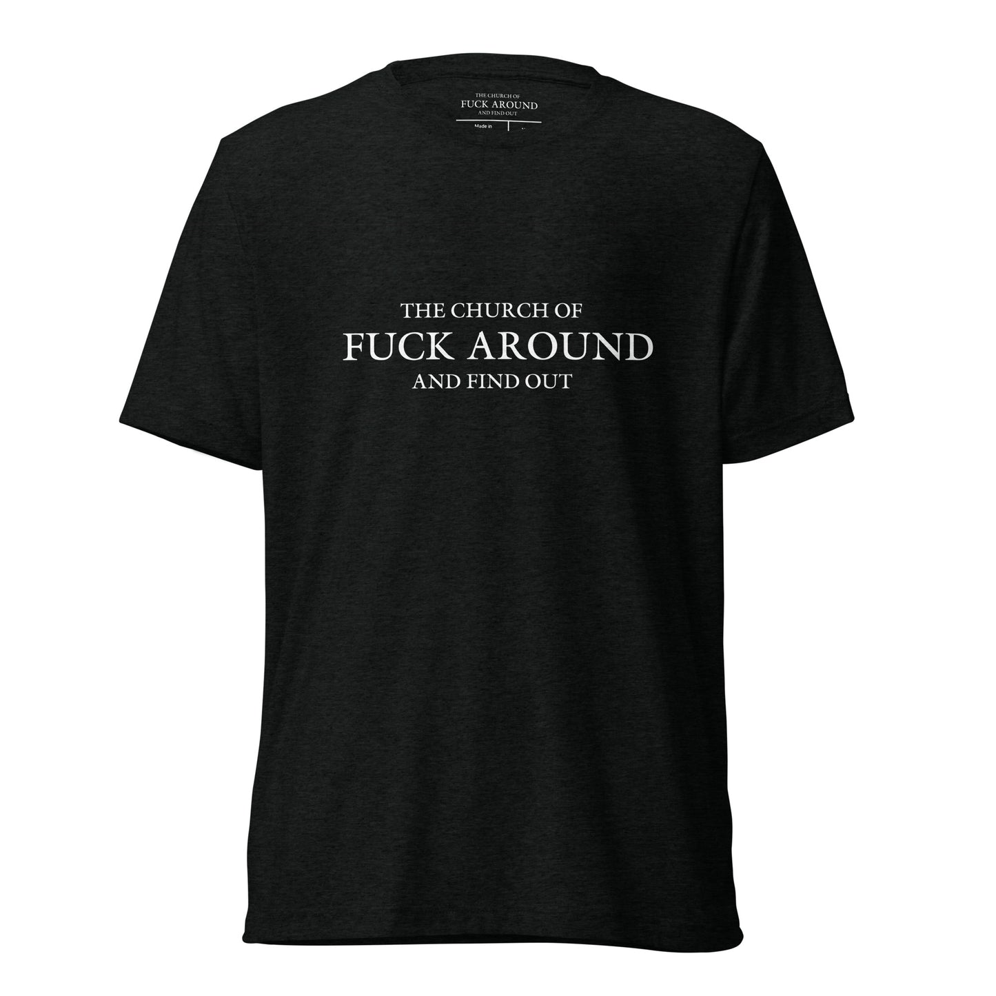 The Church of FAFO Logo Tri-Blend T-Shirt