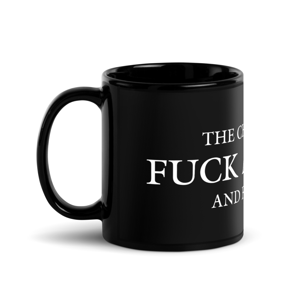 The Church of FAFO Logo Black Mug