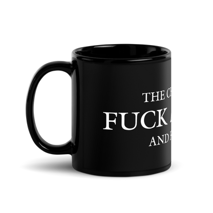 The Church of FAFO Logo Black Mug