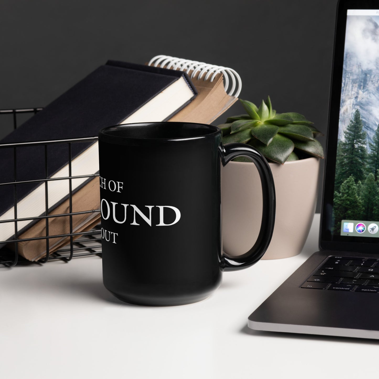 The Church of FAFO Logo Black Mug